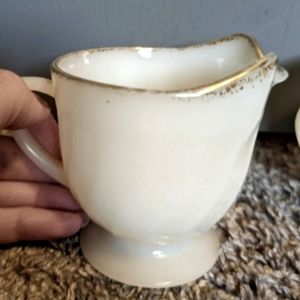 Vintage Fire King Milk Glass Oven Safe Creamer